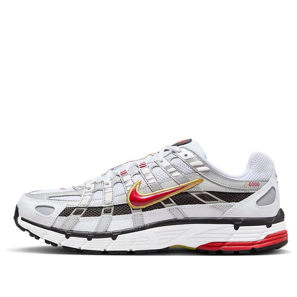 NIKE P-6000 'Platinum Varsity Red'